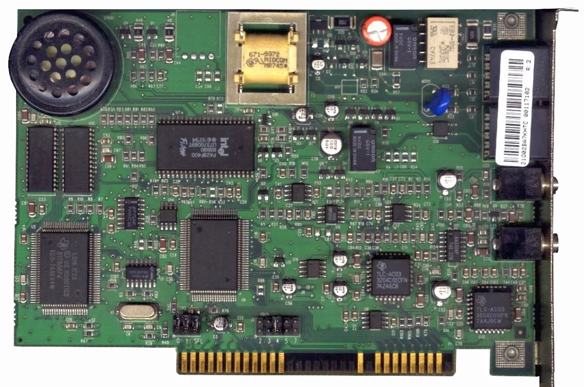 A 56k dial-up modem