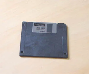 A 3.5-inch floppy disk