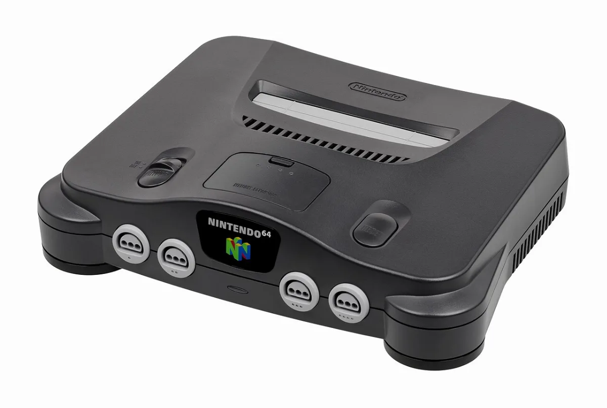 A Nintendo 64 console on its own